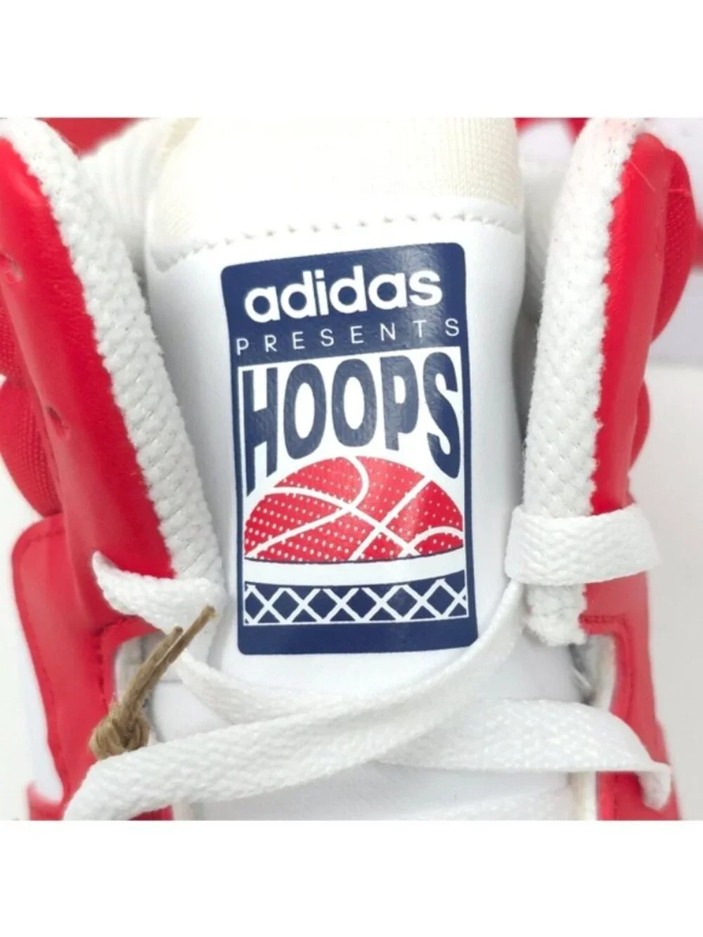 adidas Men’s Hoops 3.0 Mid Basketball Shoes Red - Picture 9 of 11